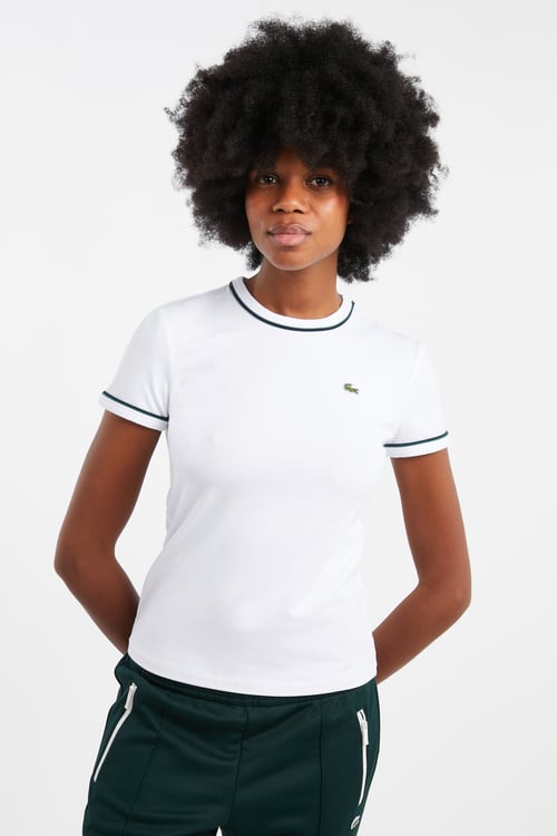 LACOSTE T-shirt Blanc