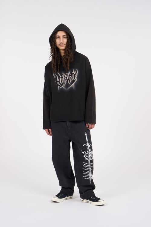 WASTED Hoodie Noir
