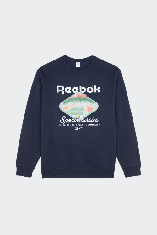 REEBOK Sweatshirt  Bleu