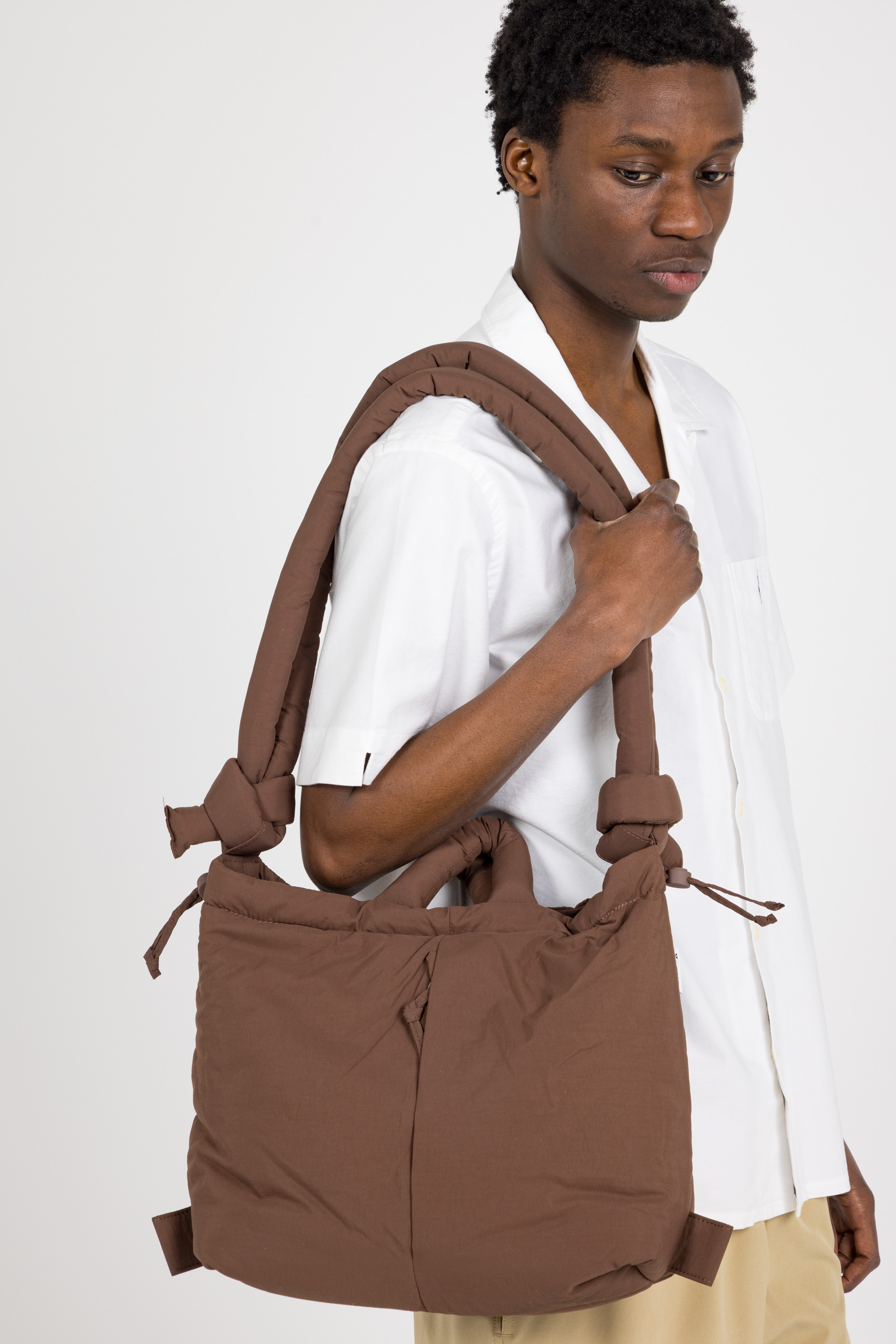 Sac shopping Marron