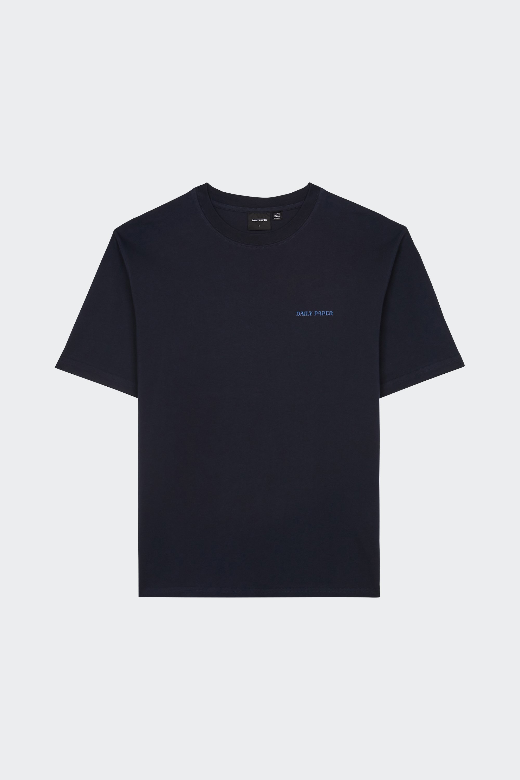 Regular-fit round-neck cotton T-shirt | Blue by DAILY PAPER Regular-fit round-neck cotton T-shirt Blue