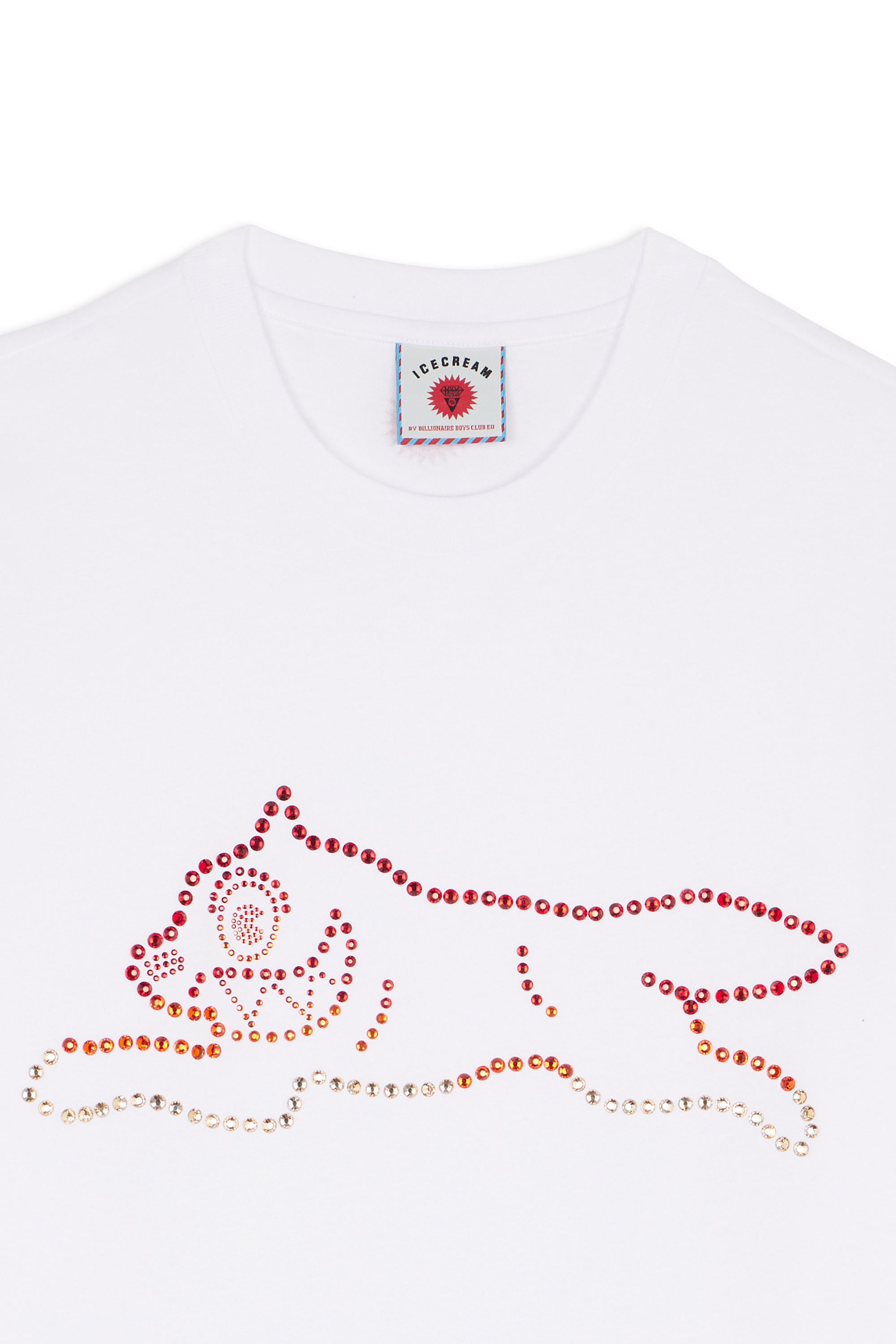 Regular-fit round-neck cotton T-shirt White