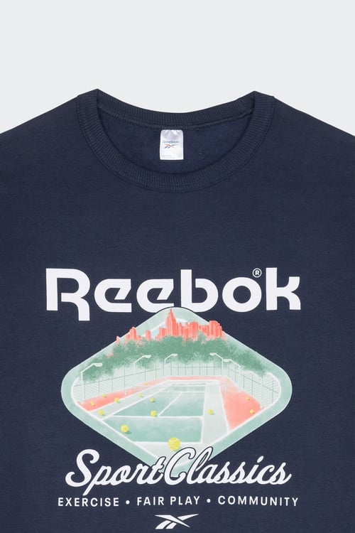 REEBOK Sweatshirt  Bleu