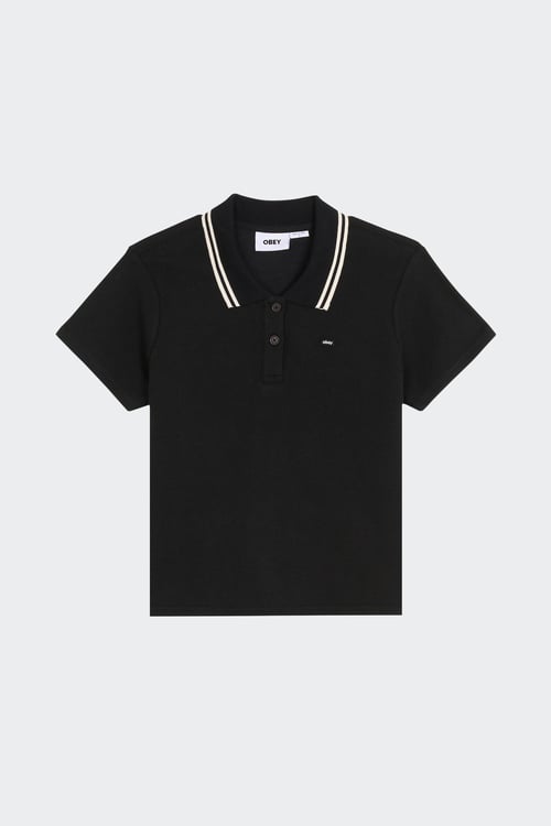 OBEY Polo Noir