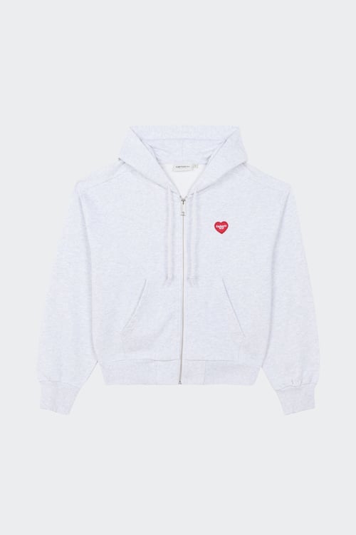 CARHARTT WIP Hoodie zippé Gris