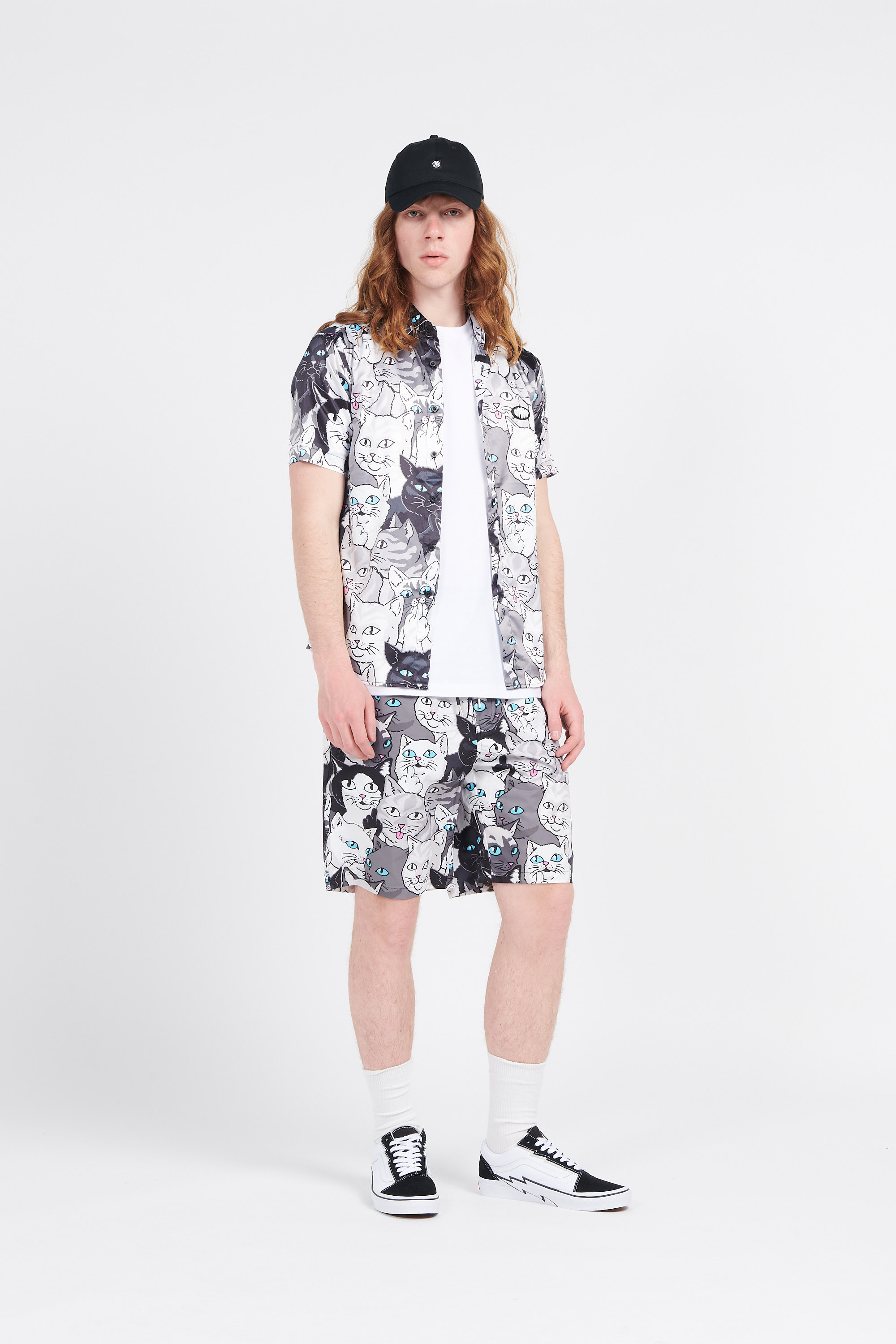 Plain swim shorts Black
