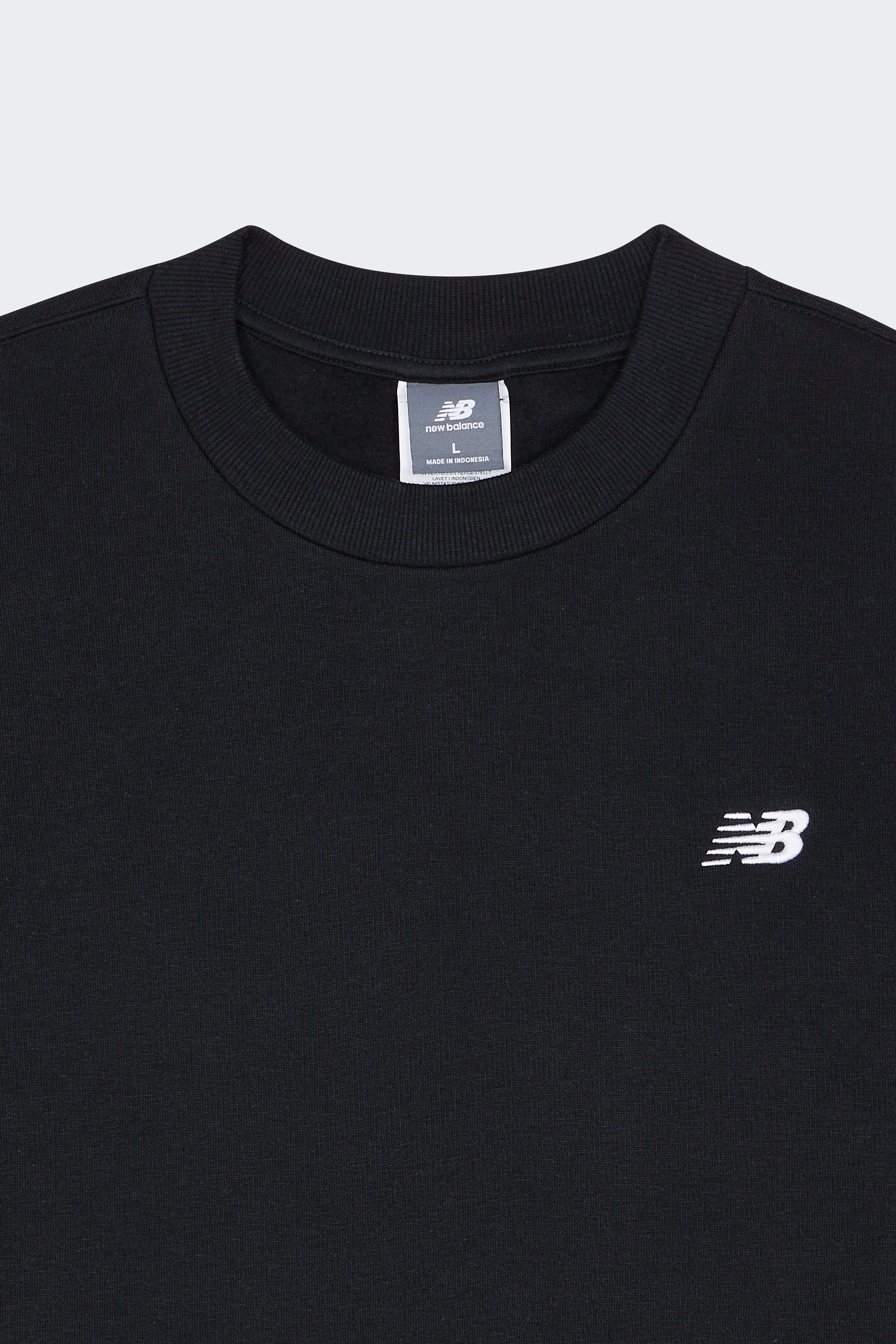 Sweatshirt | Black by NEW BALANCE Sweatshirt Black