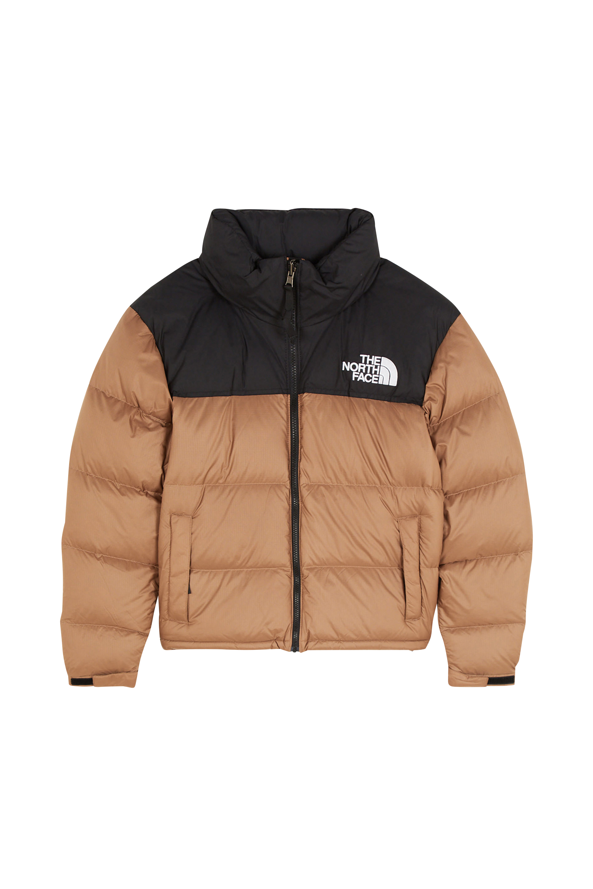 Lightweight quilted padded jacket with high neck Black