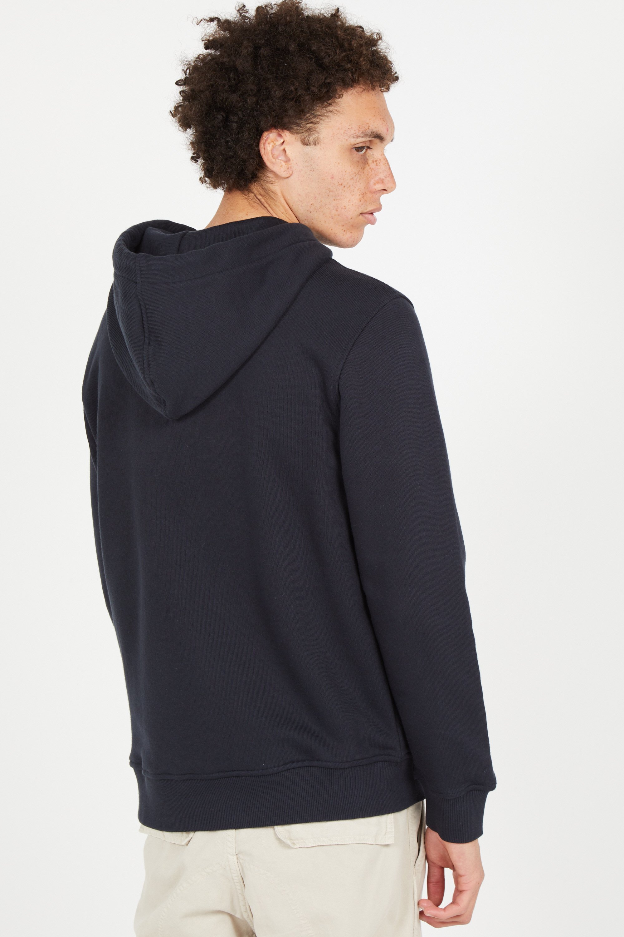 Hoodie zippé Bleu