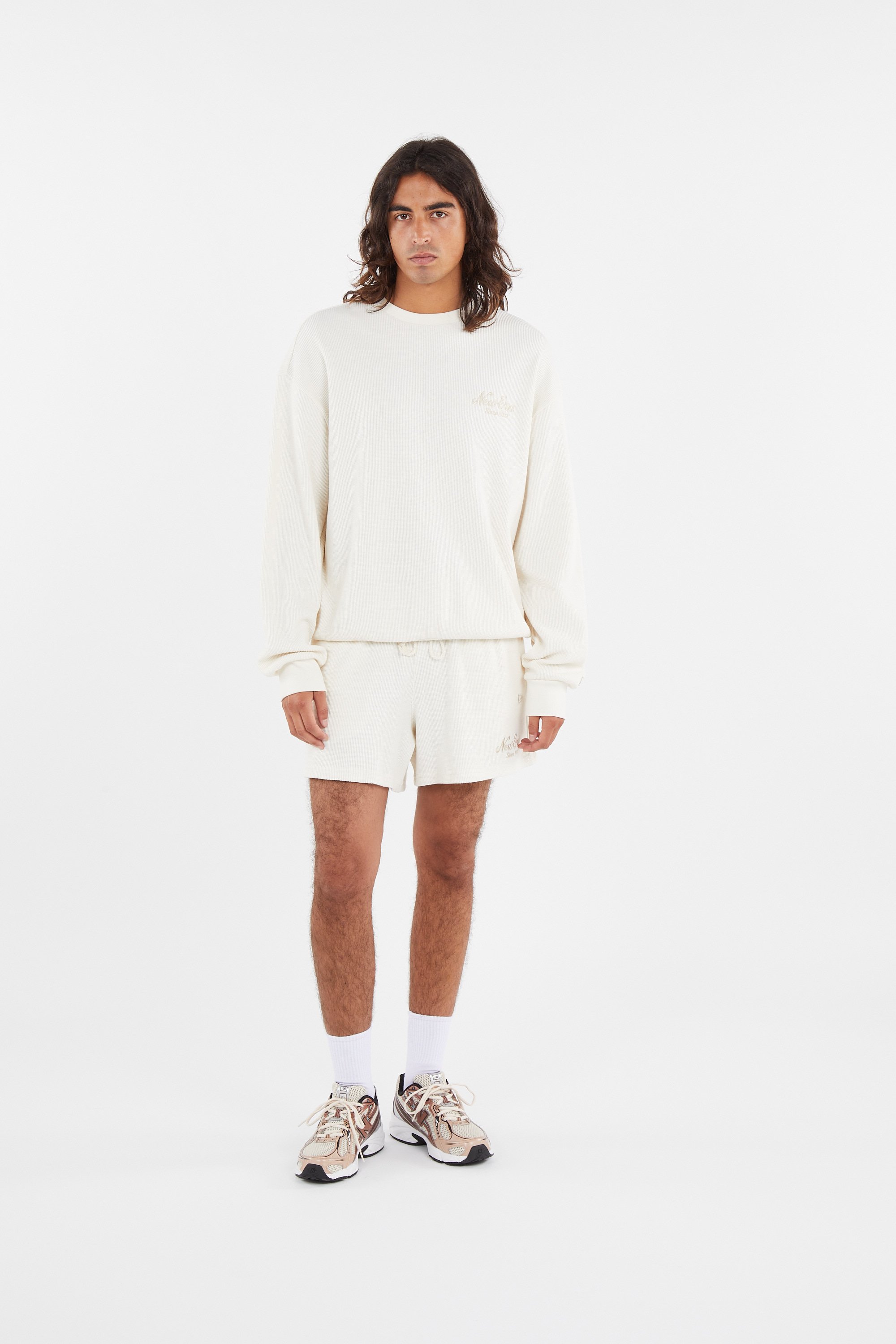 sweatshirt | Beige by NEW ERA sweatshirt Beige