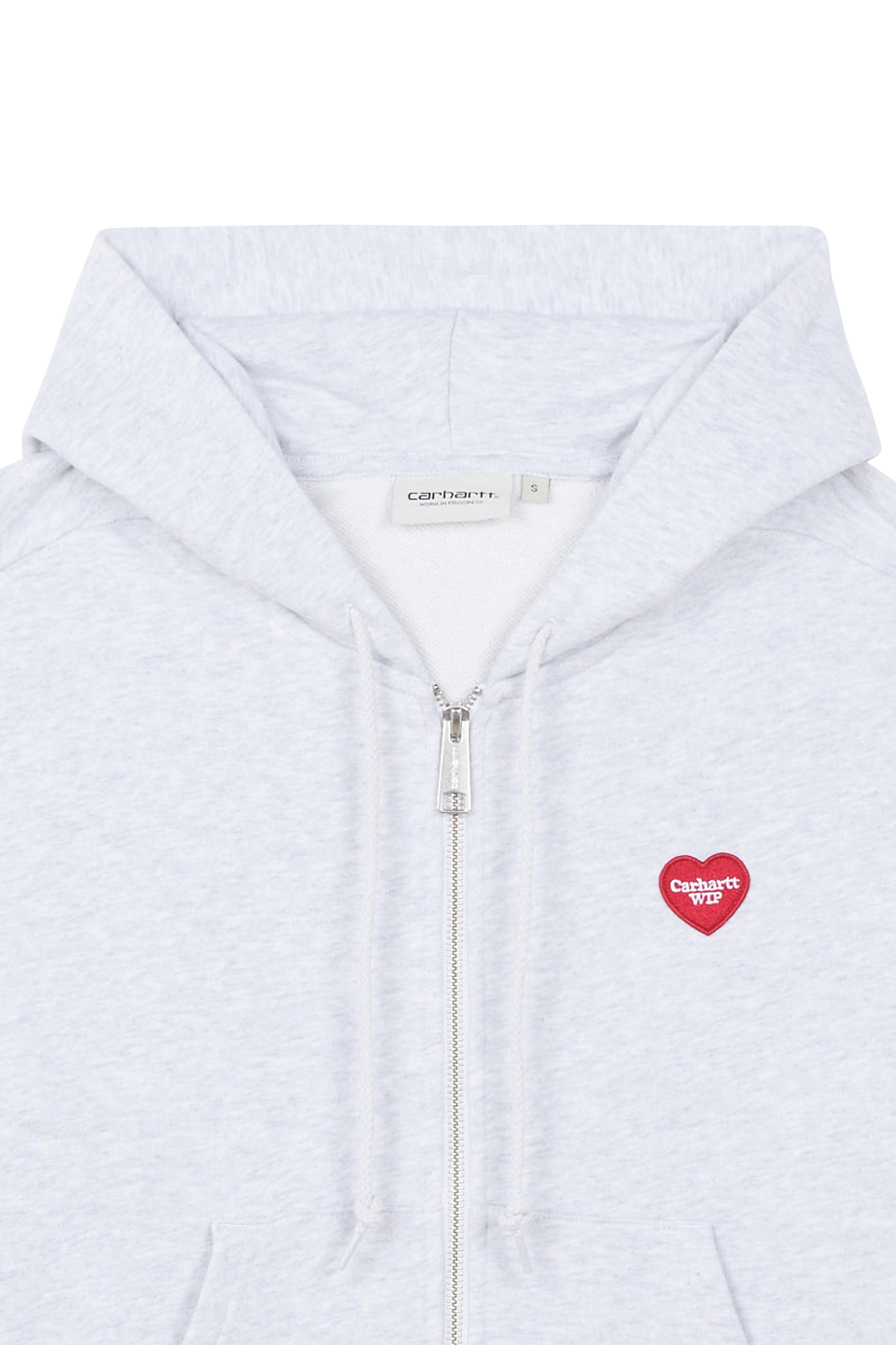 Hoodie zippé Gris