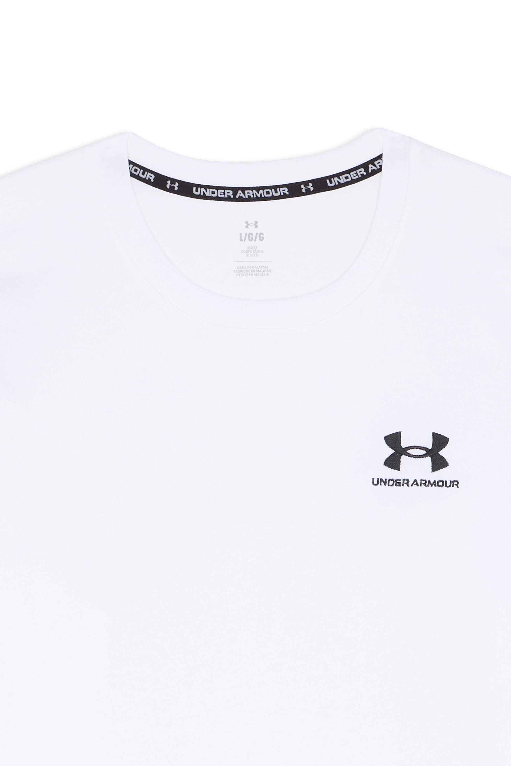 Regular-fit round-neck cotton T-shirt White