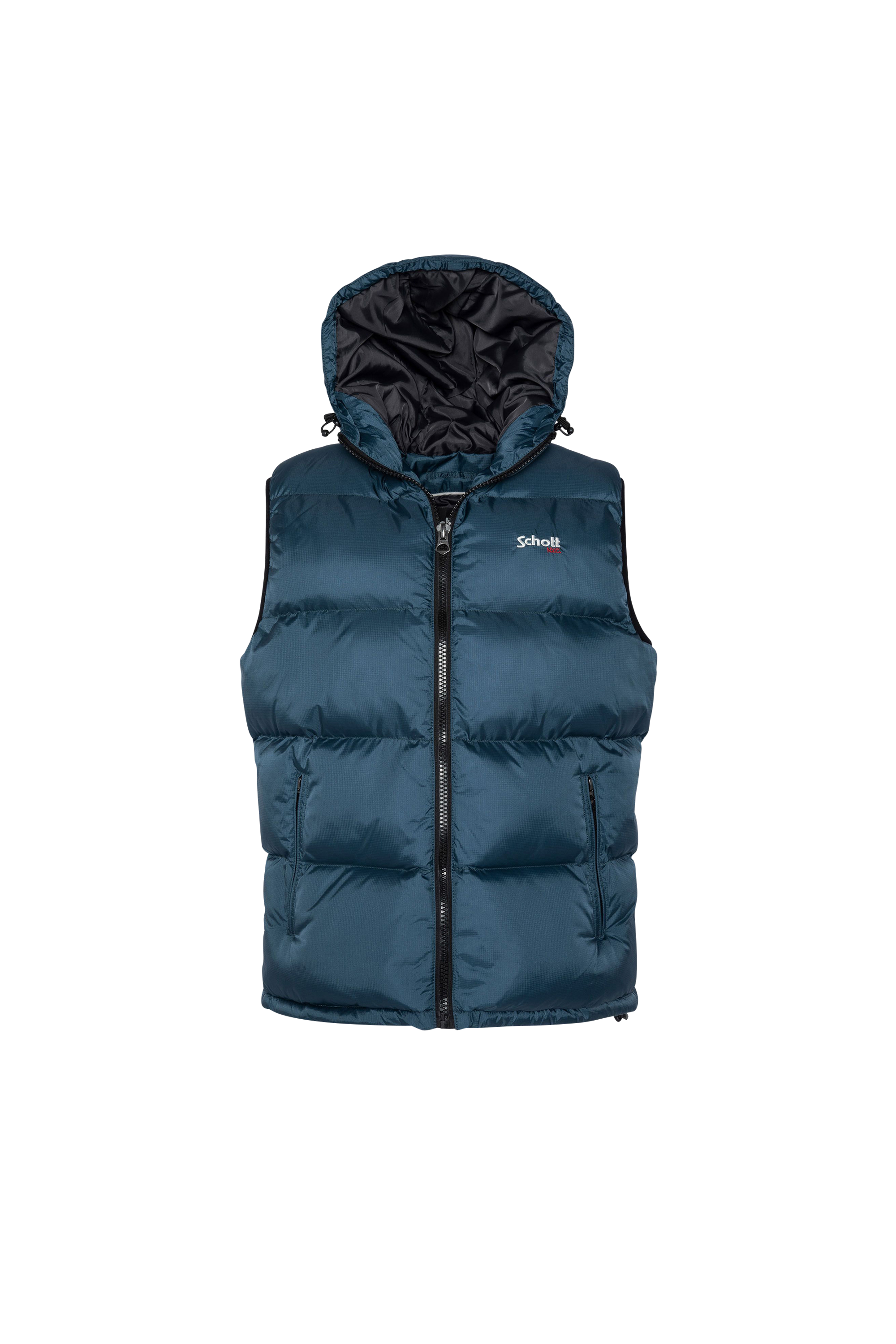 Sleeveless Puffer Jacket Blue