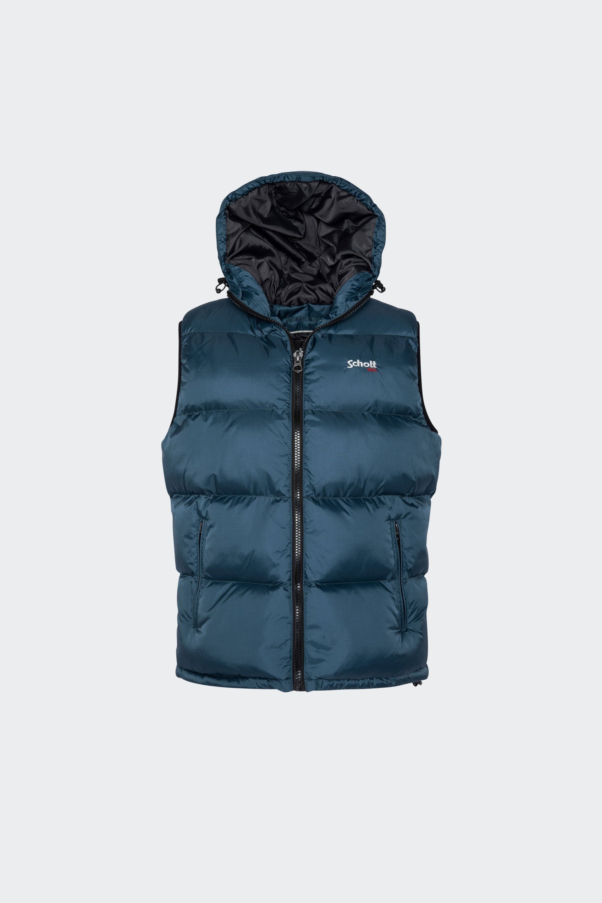 Doudoune sans manches | Bleu by SCHOTT Doudoune sans manches Bleu
