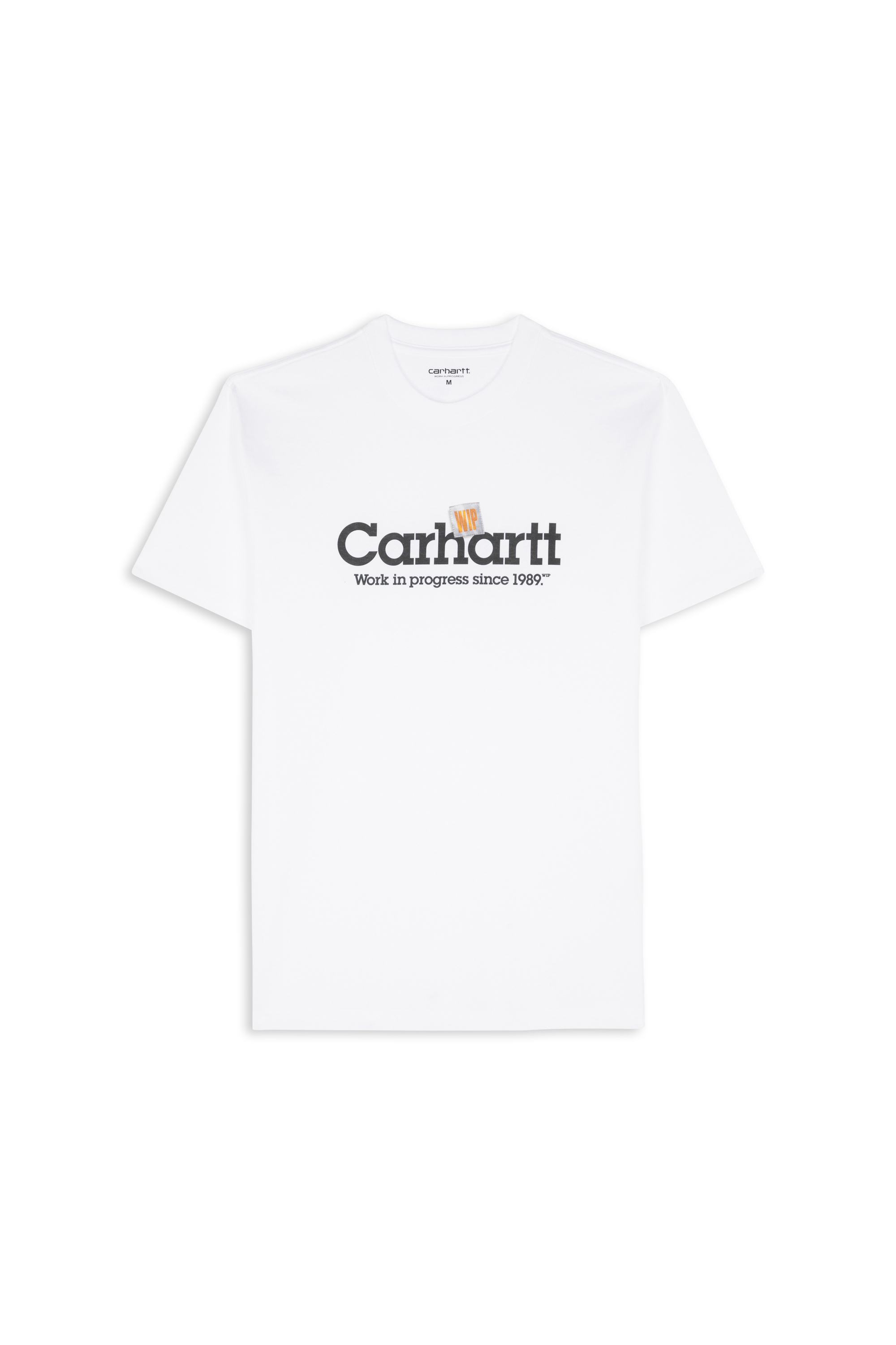 Regular-fit round-neck cotton T-shirt White