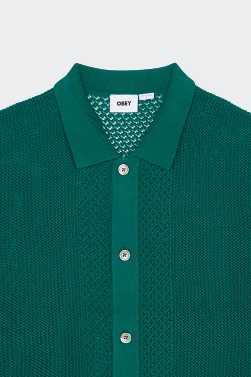 OBEY Chemise Vert