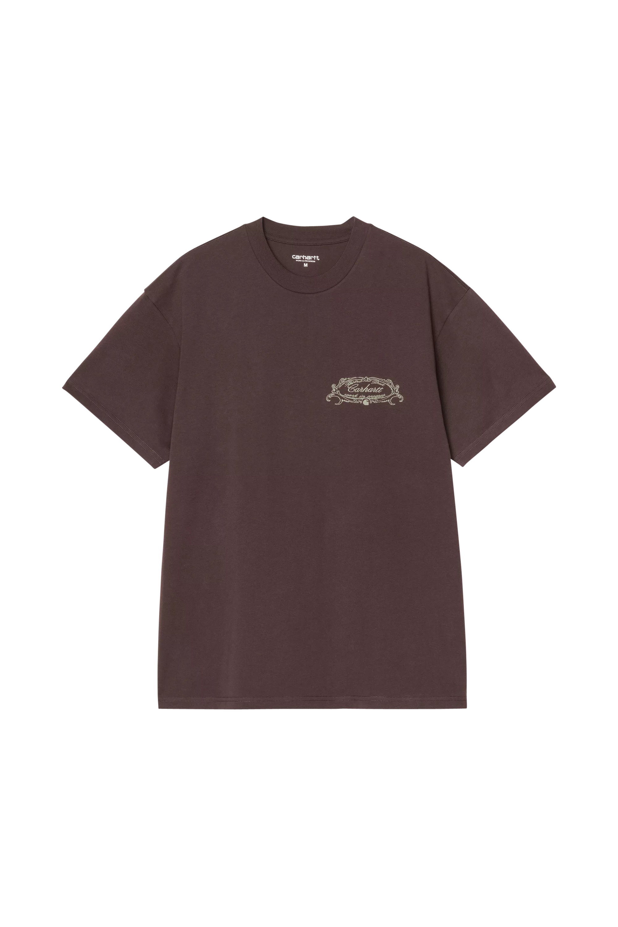 Regular-fit round-neck cotton T-shirt CHEZ WIP Palisander