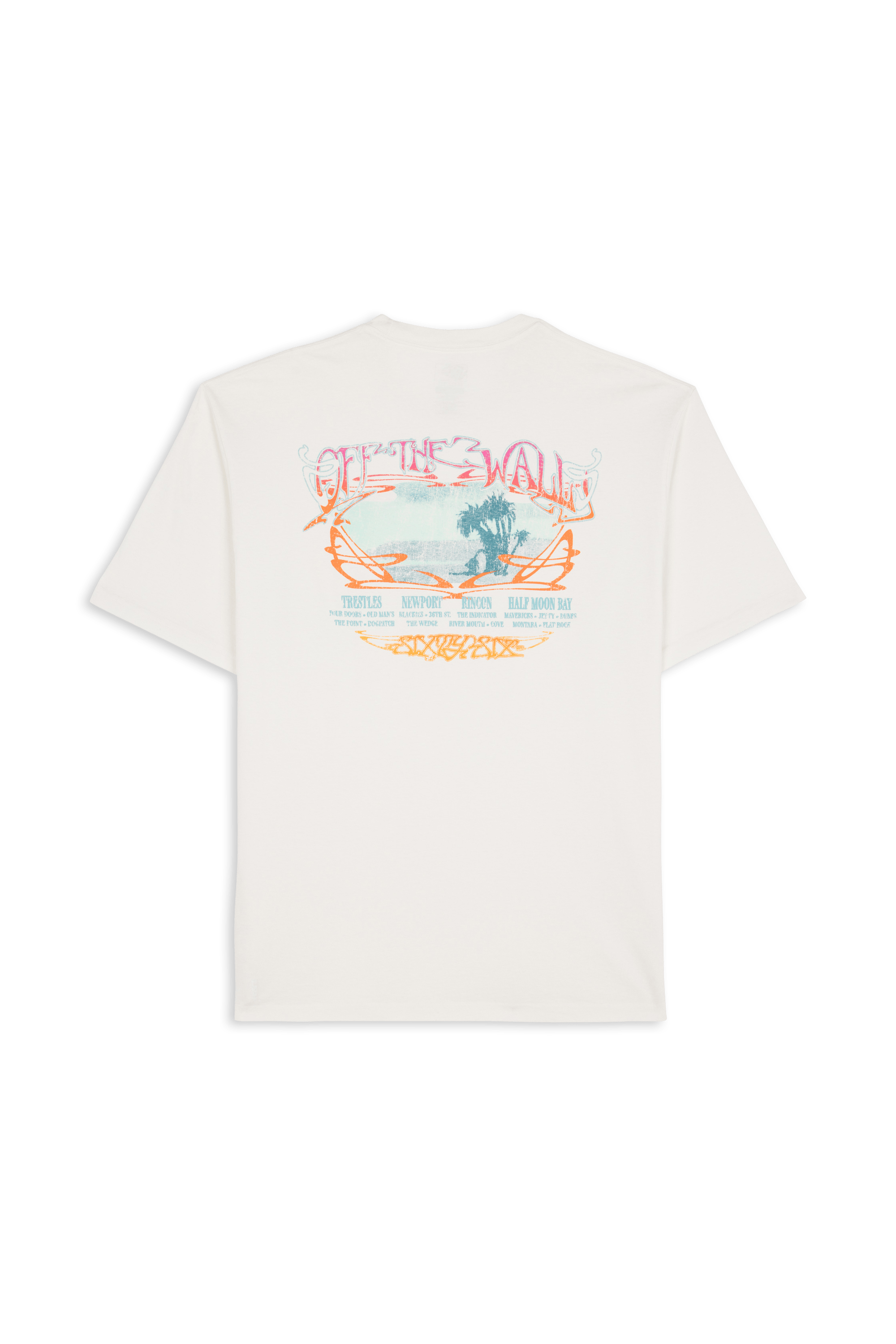 Regular-fit round-neck cotton T-shirt | White VANS Men
