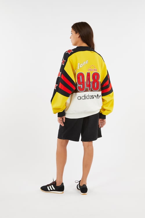 ADIDAS Sweatshirt Jaune