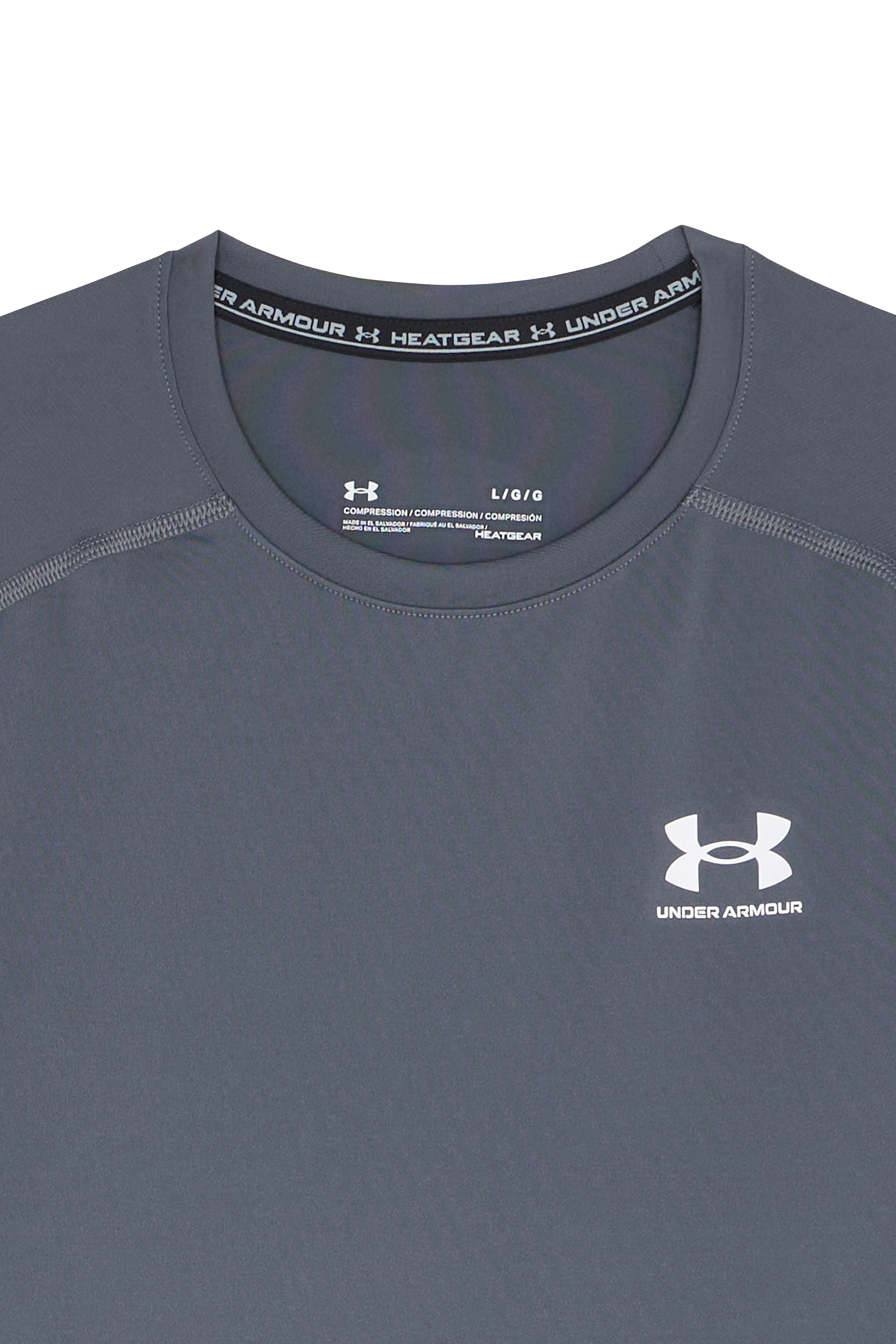 Regular-fit round-neck cotton T-shirt Grey