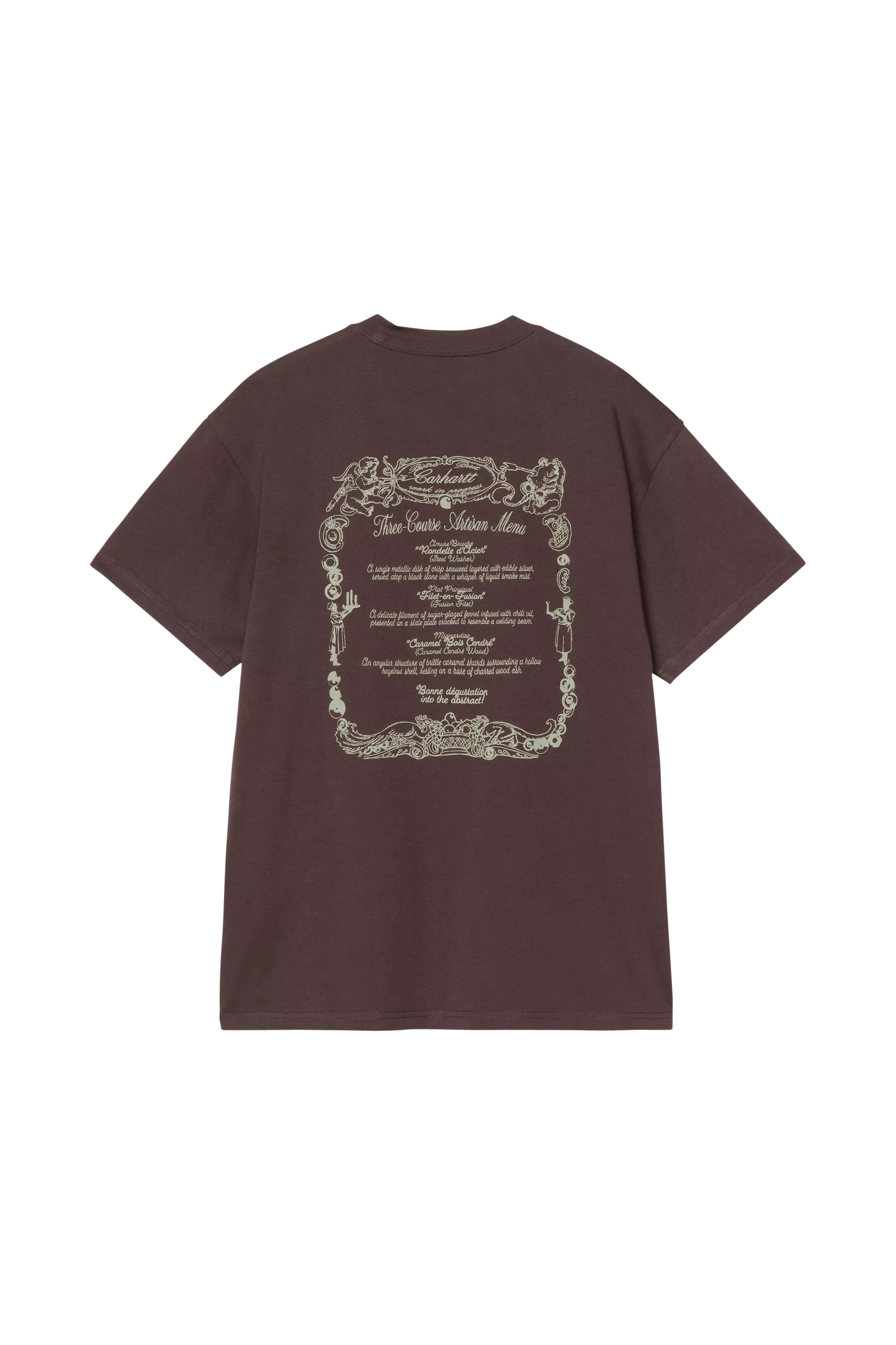 Regular-fit round-neck cotton T-shirt | Brown CARHARTT WIP Men