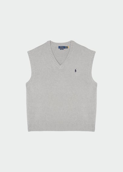 Pull ralph lauren gris hotsell