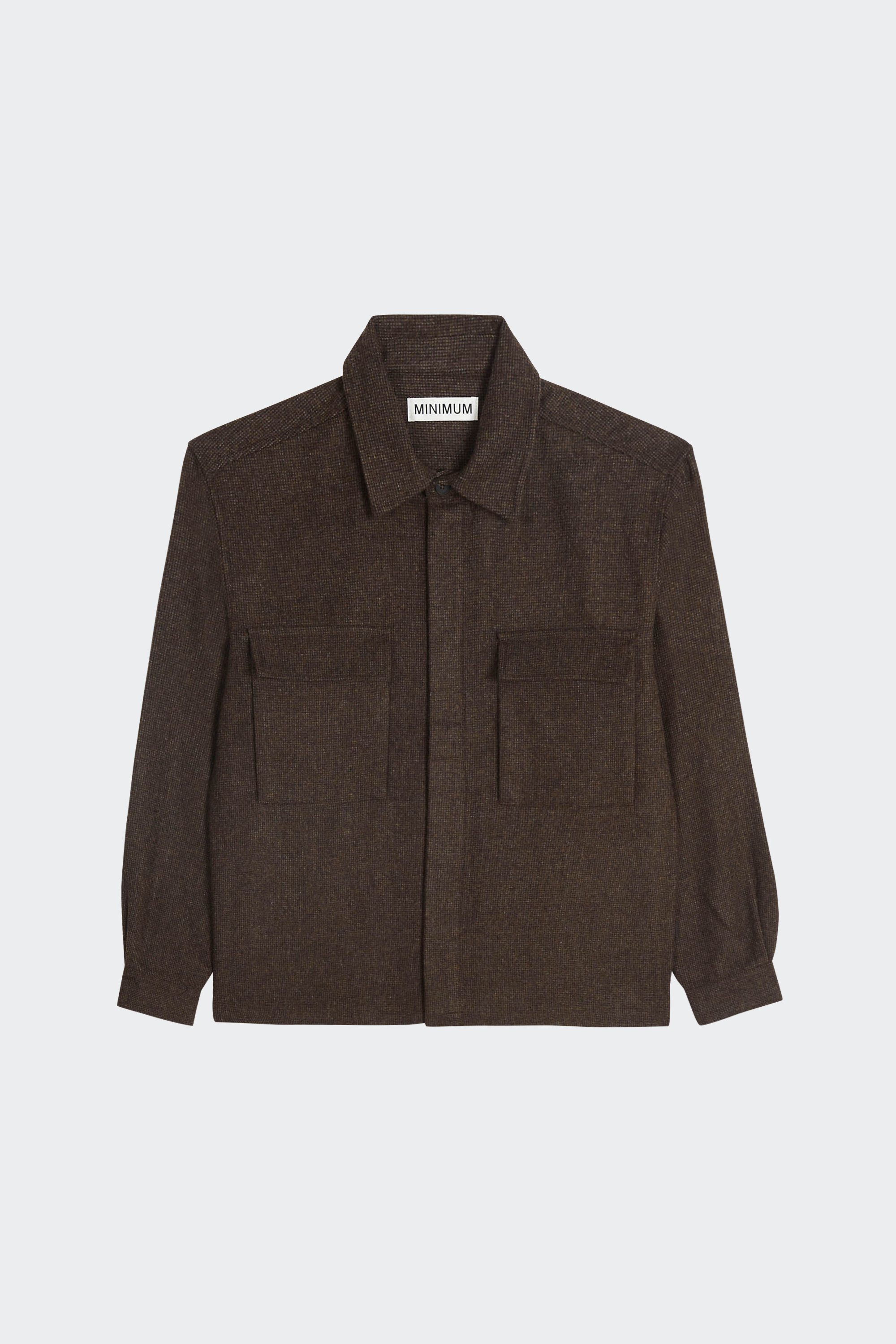 Shirt | Brown by MINIMUM Shirt Brown