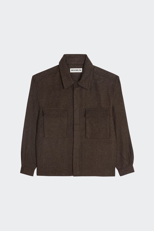 MINIMUM Chemise Marron