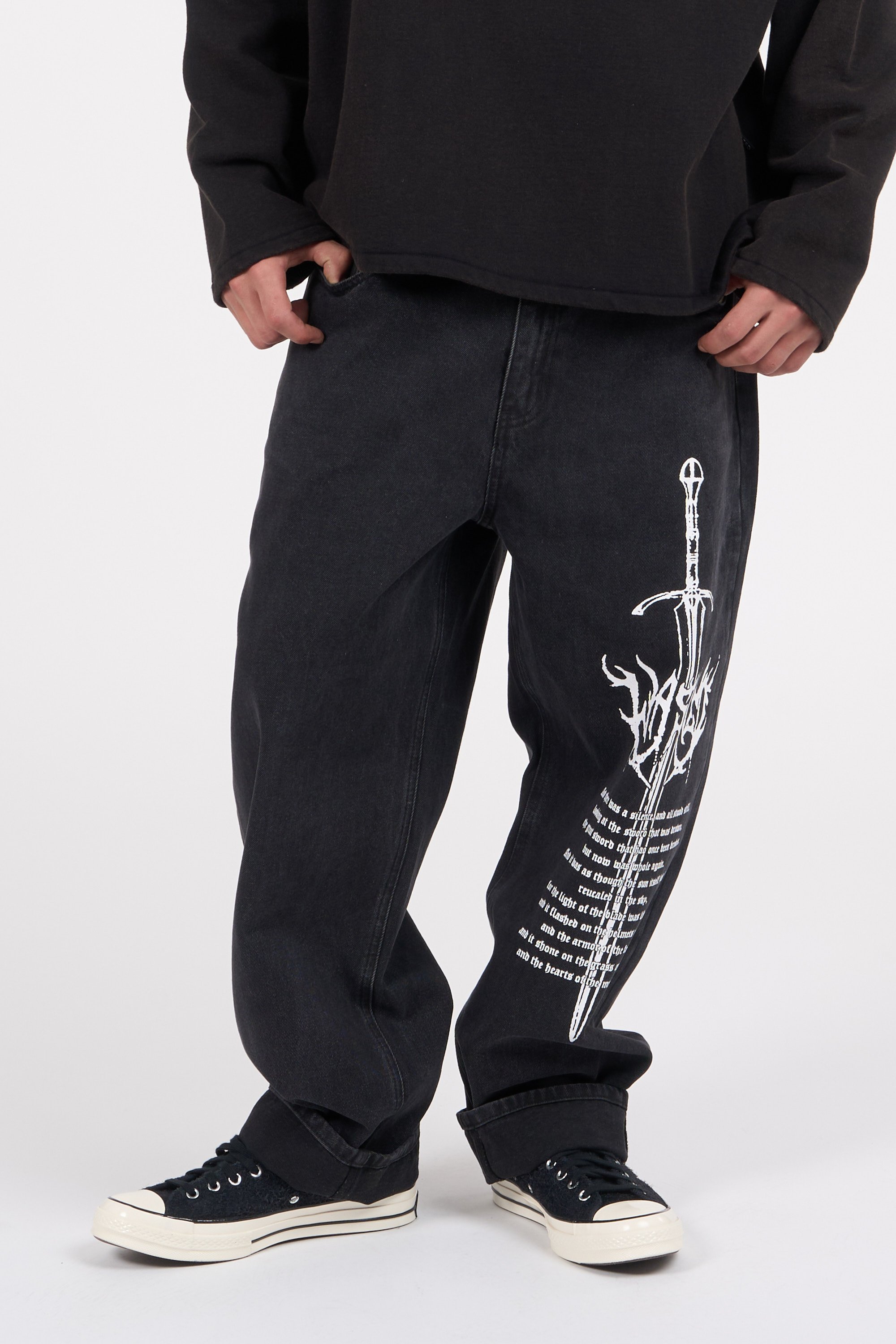 Jean | Noir WASTED Homme