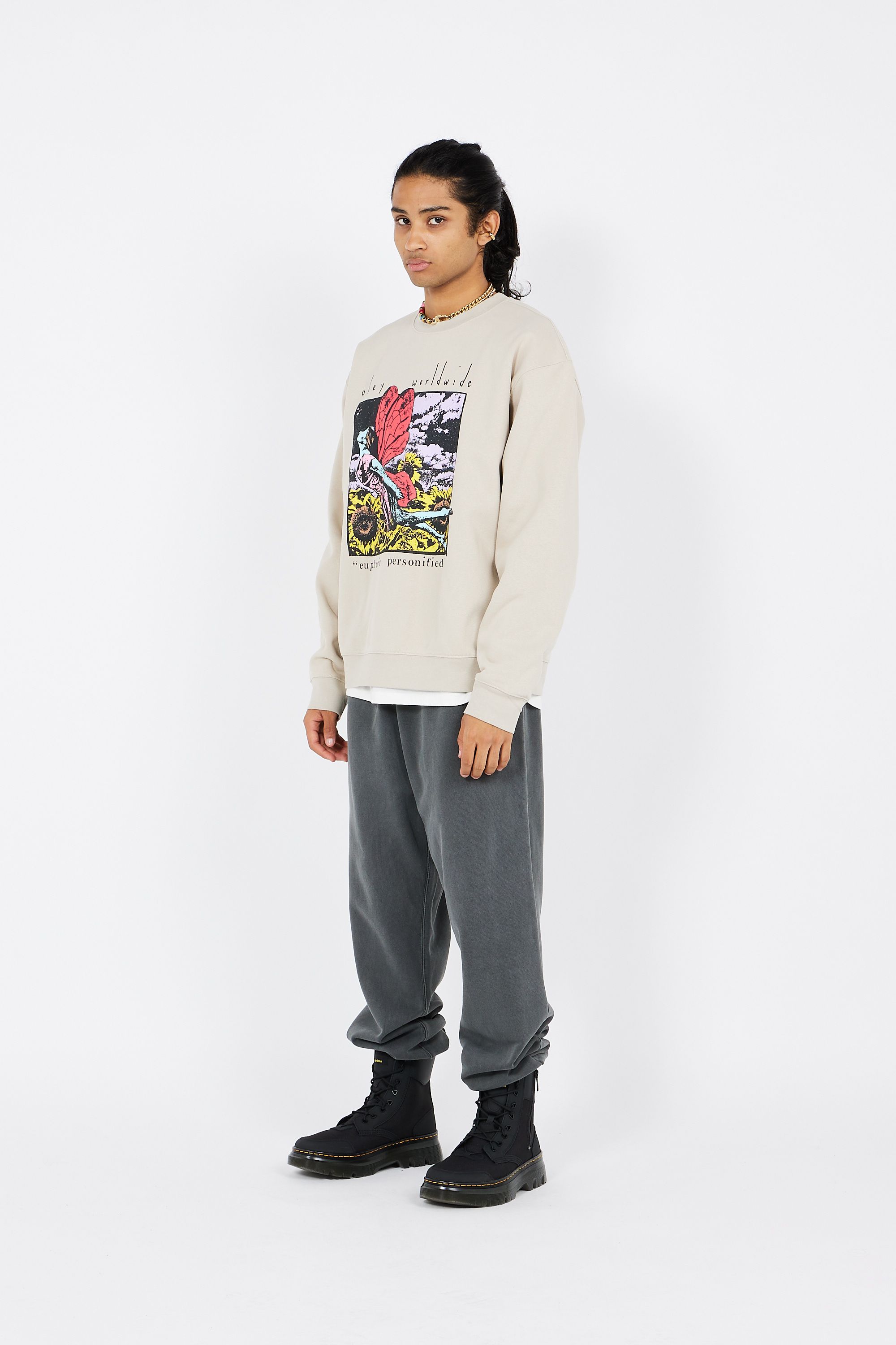 Sweat Beige Obey Homme Citadium