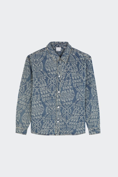 DAILY PAPER Veste en jean Bleu