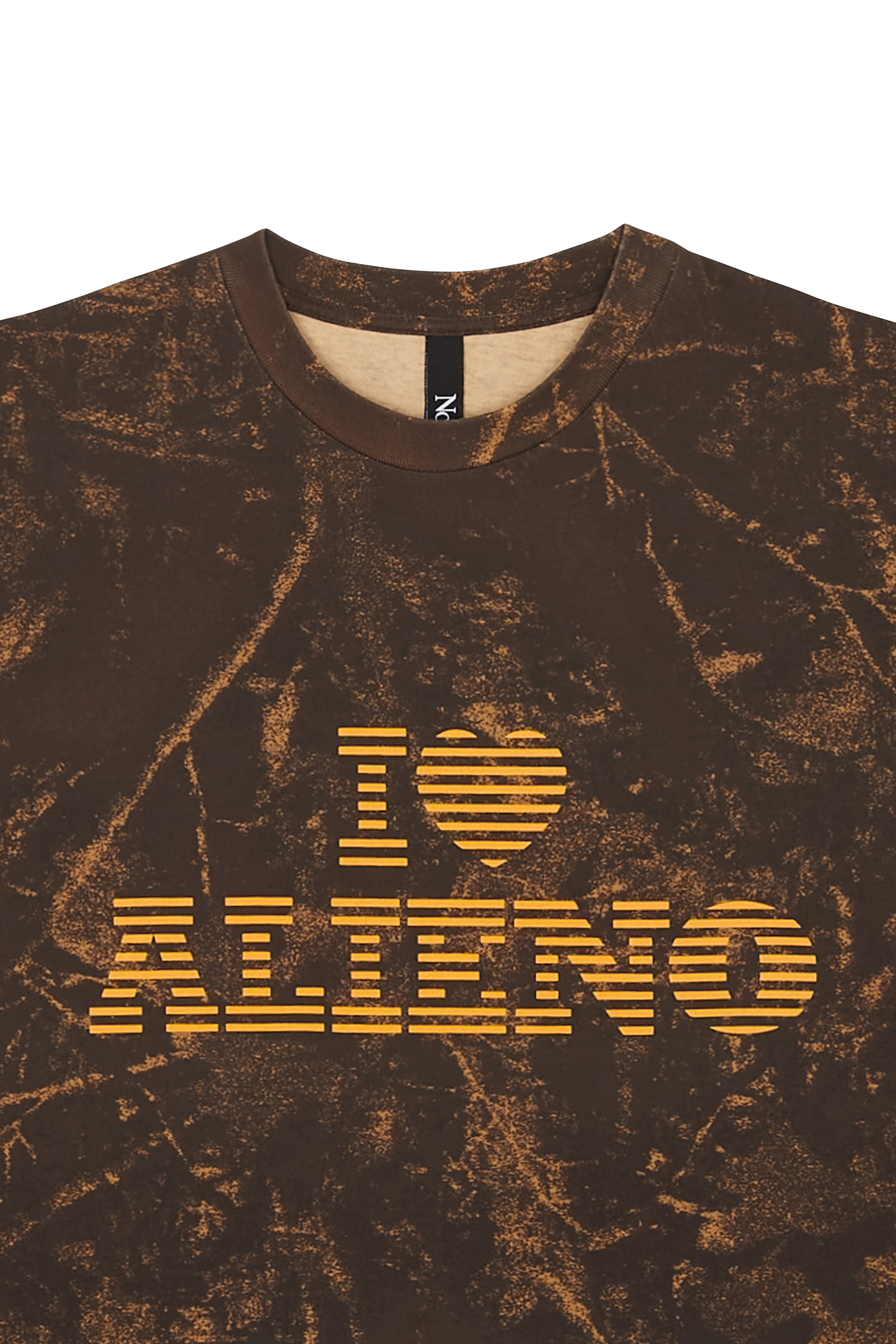 Regular-fit round-neck cotton T-shirt Multicolored
