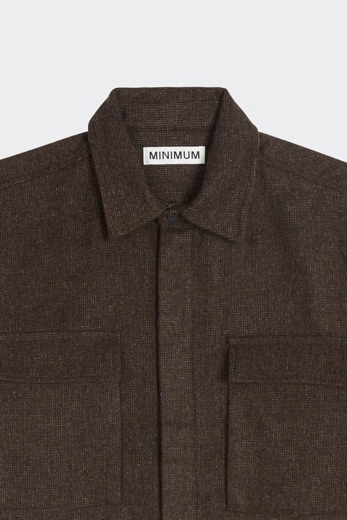 MINIMUM Chemise Marron