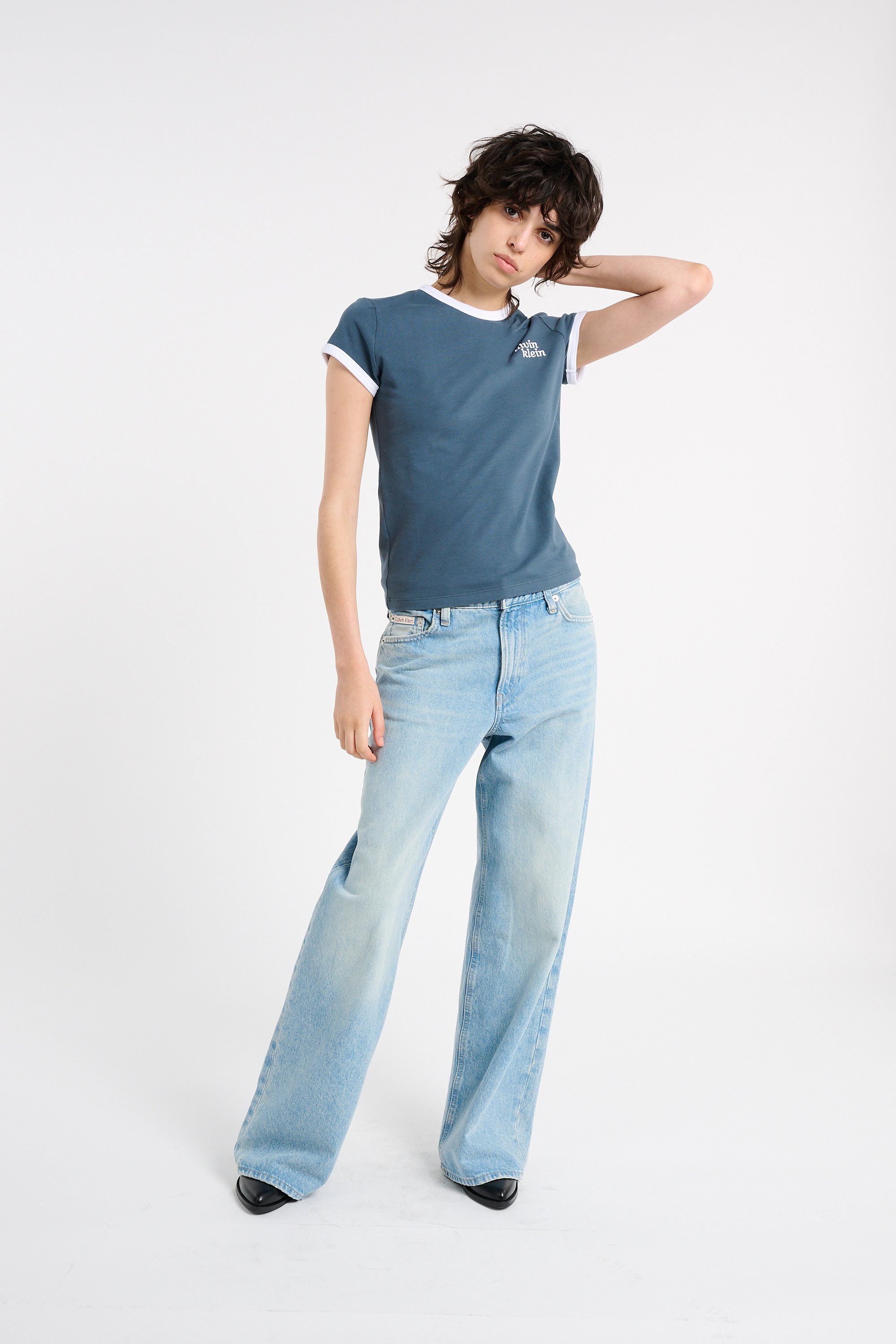 T-shirt | Bleu CALVIN KLEIN Femme
