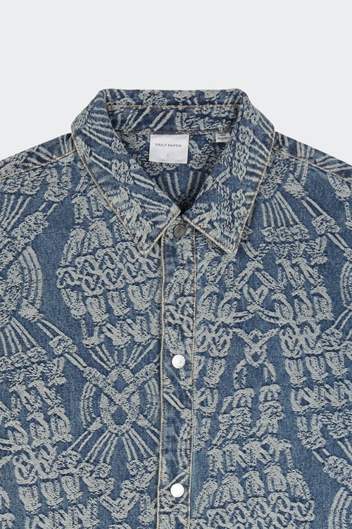 DAILY PAPER Veste en jean Bleu