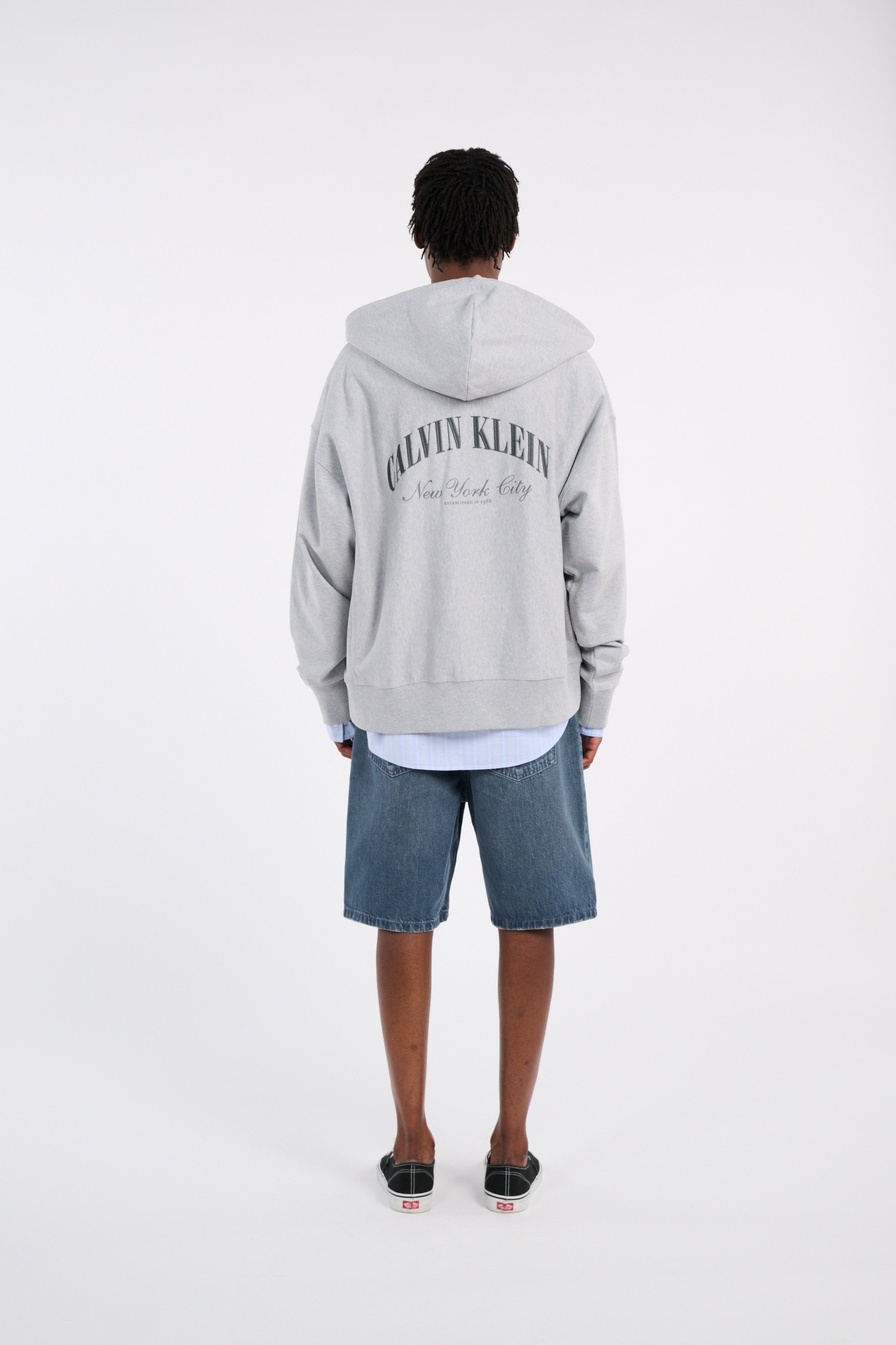 Hoodie zippé Gris
