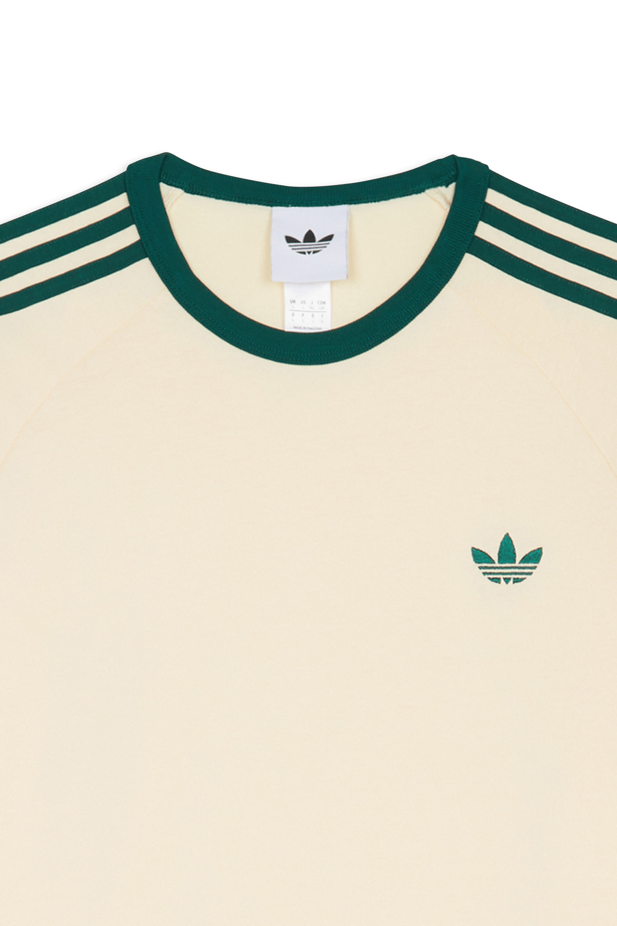 Regular-fit round-neck cotton T-shirt | Beige ADIDAS Men