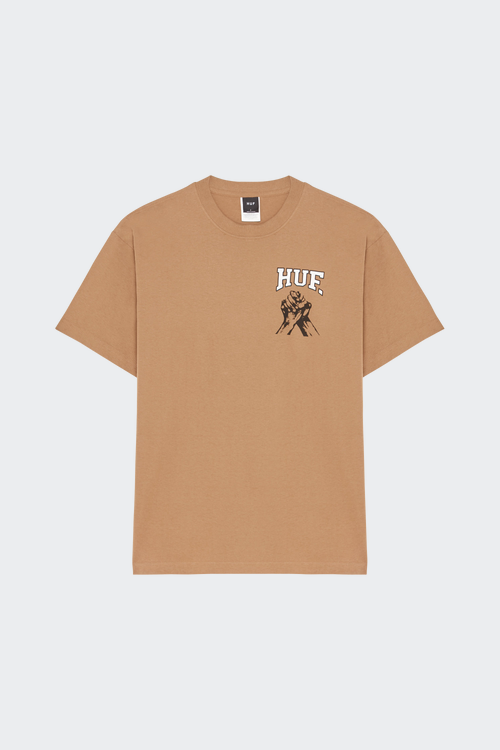HUF T-shirt Marron