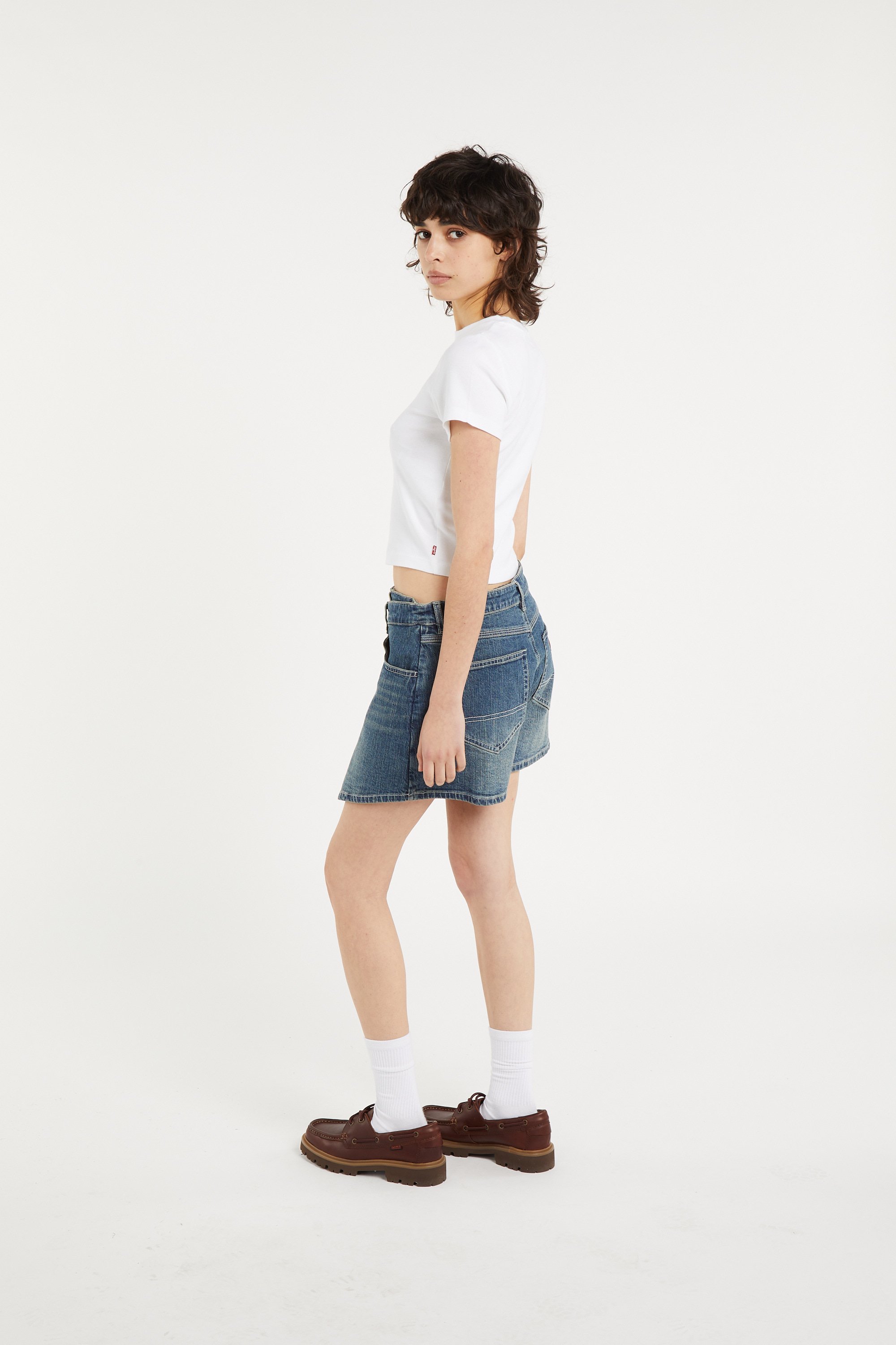 Jupe-short Bleu