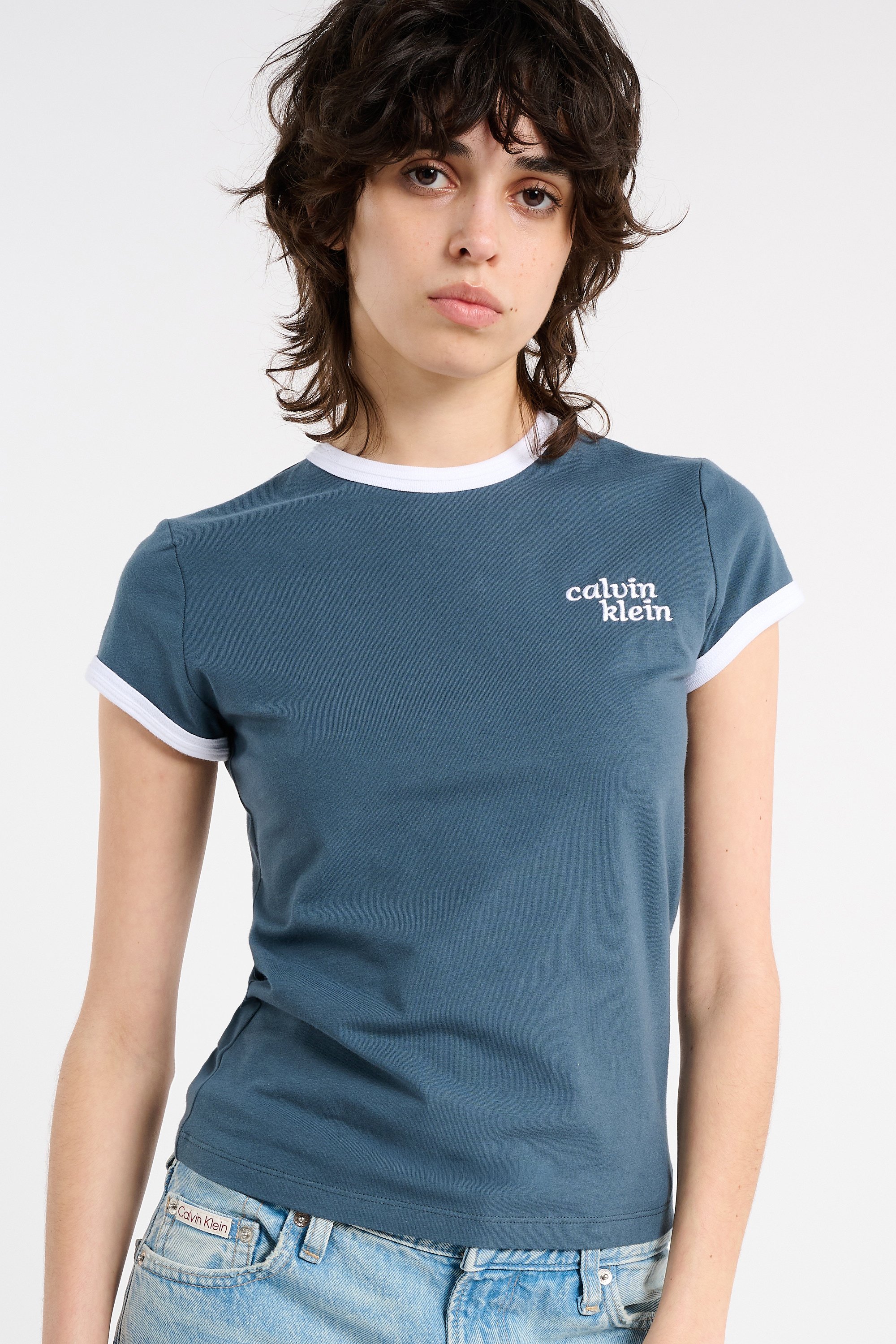 T-shirt | Bleu CALVIN KLEIN Femme
