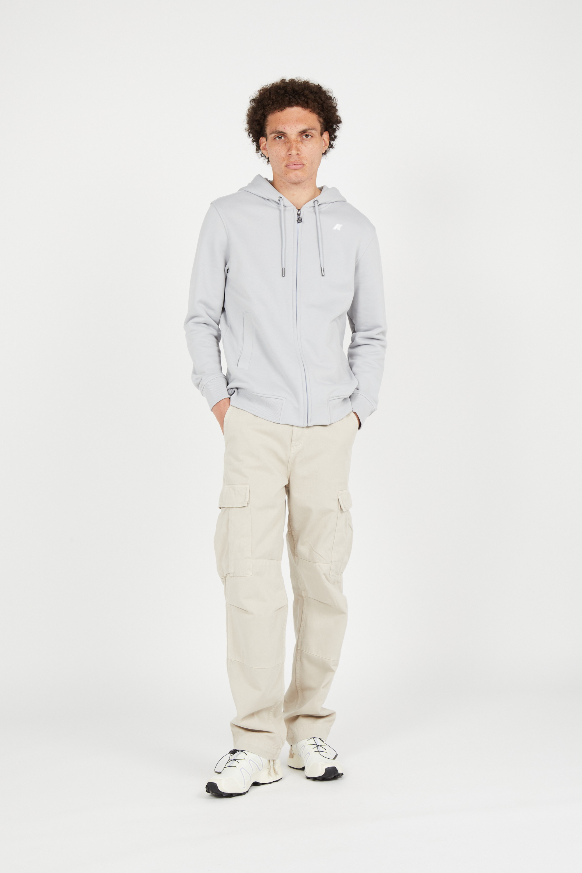 zip-up hoodie Grey