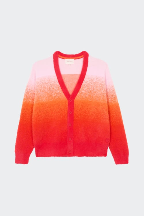 GERTRUDE Cardigan Rouge