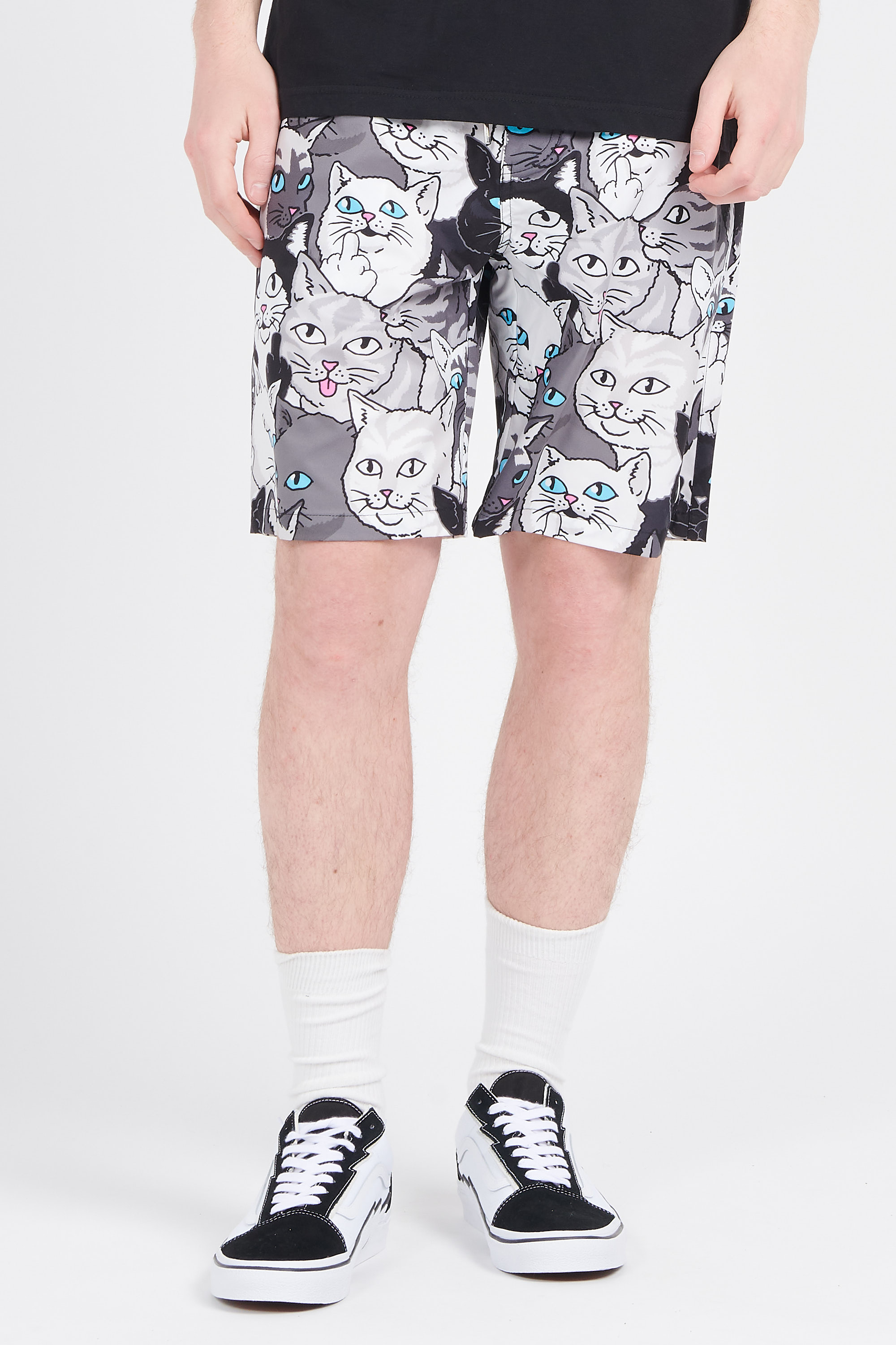 Plain swim shorts Black