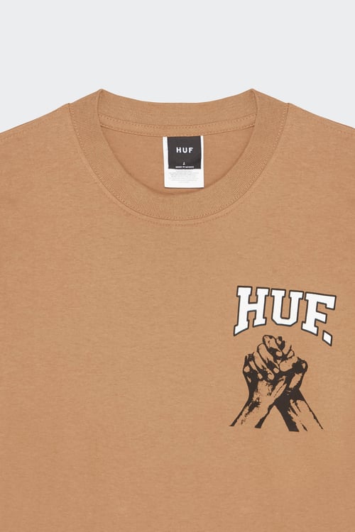 HUF t-shirt Marron