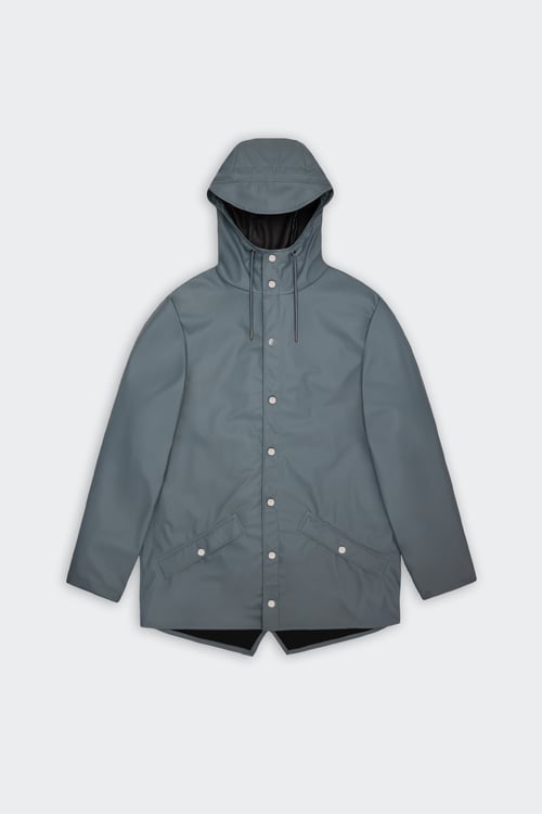 RAINS Hooded waterproof windbreaker Blue