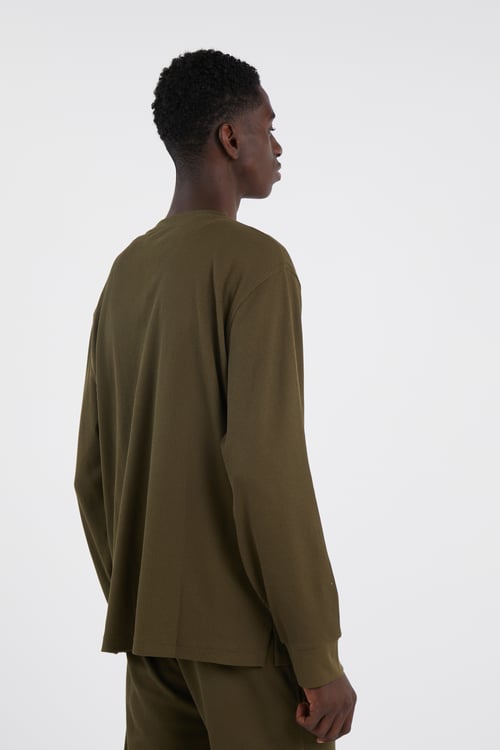 POLO RALPH LAUREN Haut de pyjama Kaki
