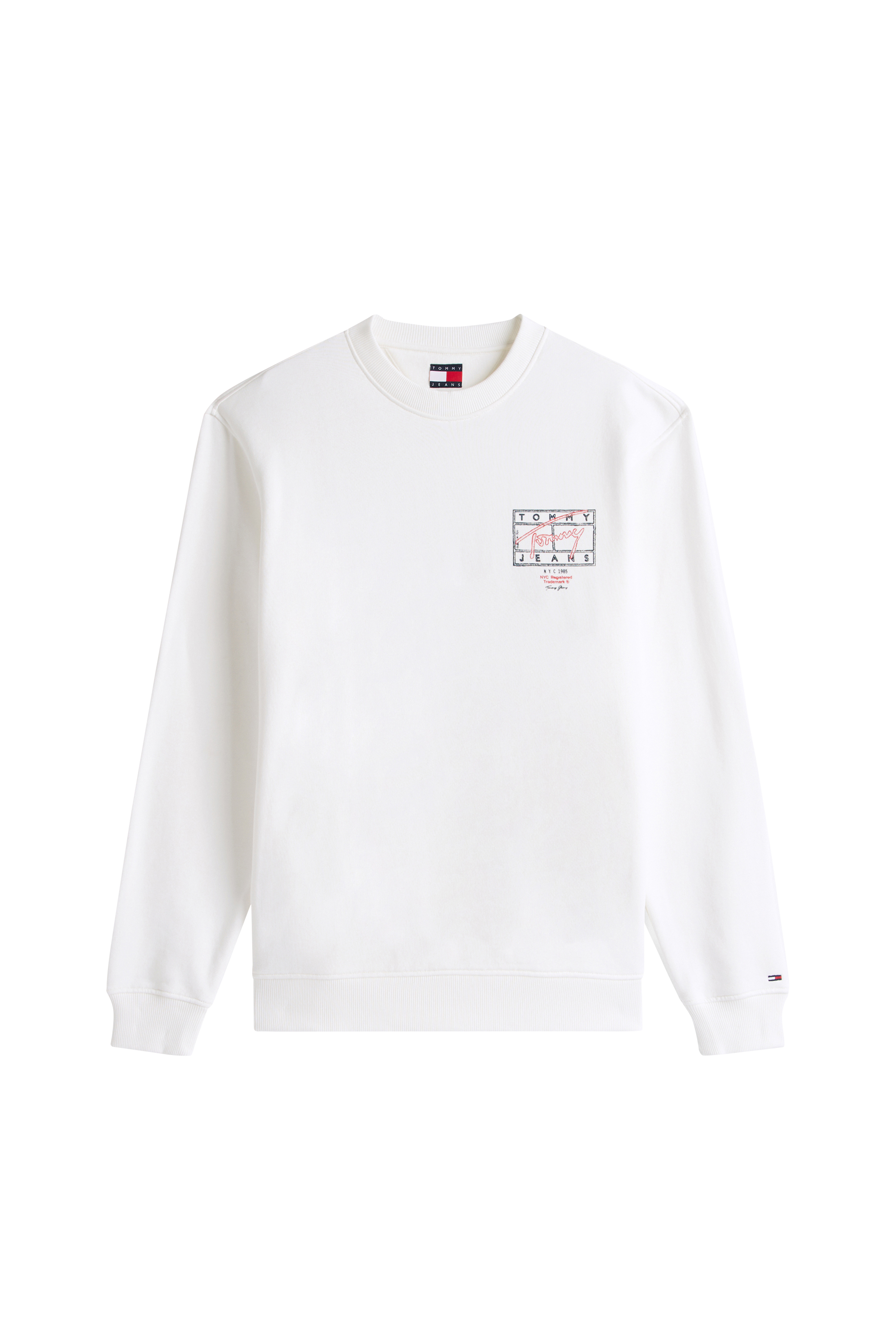 Sweatshirt TJM REG ENTRY DNA PLAY CREW EXT Ecru