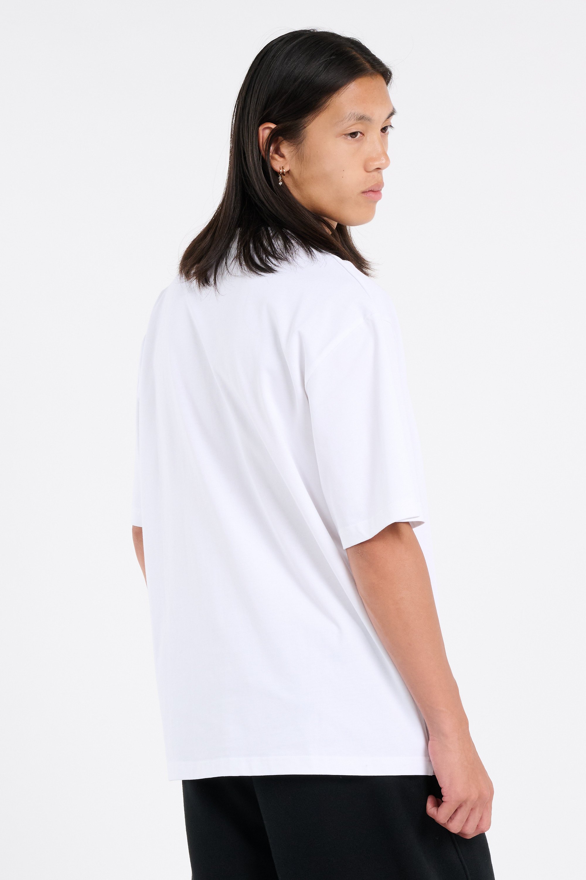 Round-neck T-shirt | White RAINS Men