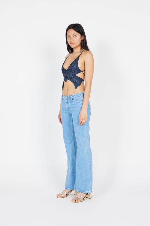 NEW GIRL ORDER top Bleu