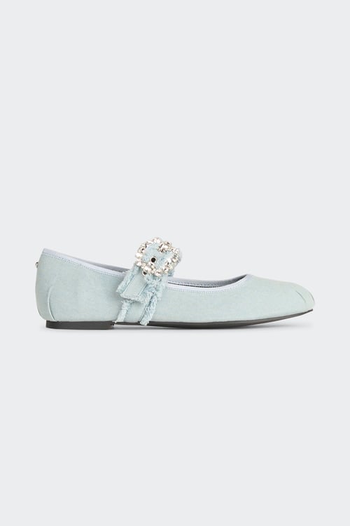 BUFFALO Ballerines Bleu